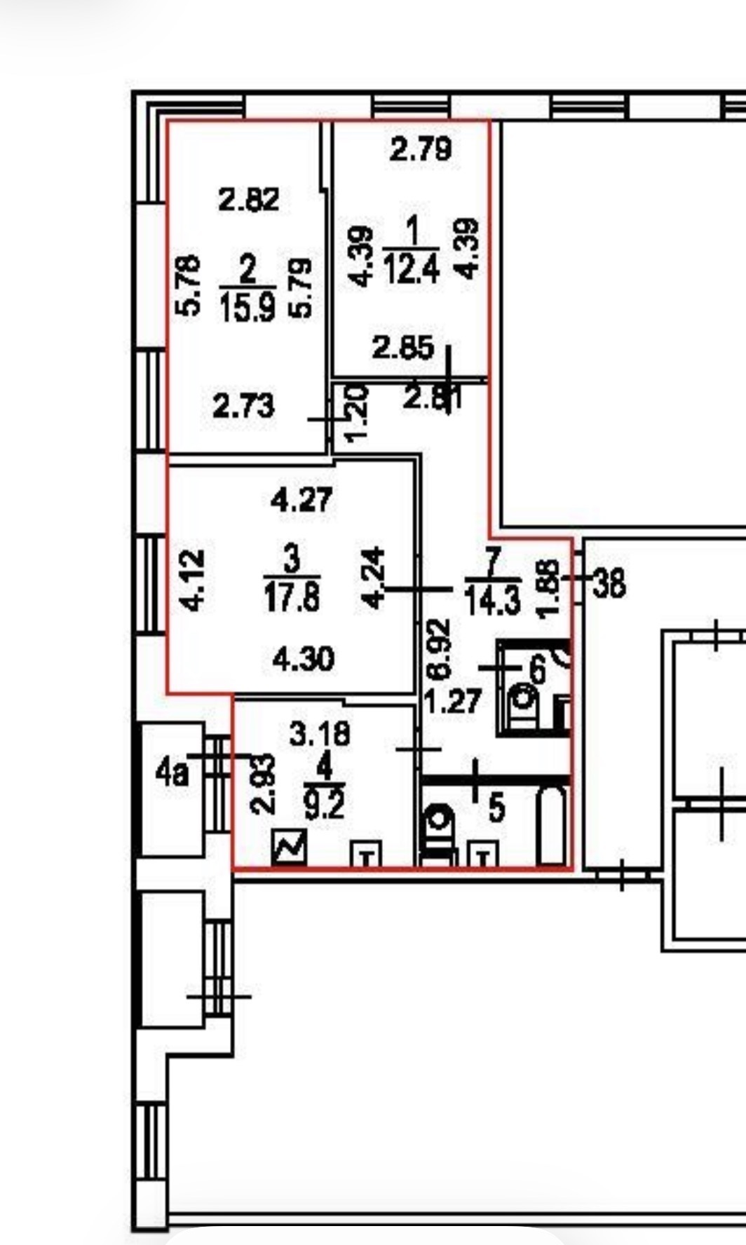 Продажа трехкомнатной квартиры на г Москва, пр-кт Маршала Жукова, д 49, метро Полежаевская, г. Москва