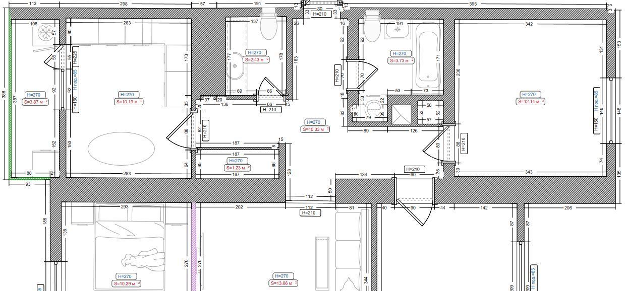 Аренда 4к квартиры на Петровско-Разумовский проезд, 24К19, метро Дмитровская, г. Москва