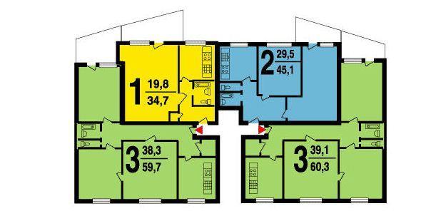 Сдаю 3-комнатную квартиру на г Москва, ул Вешняковская, д 6 к 5, метро Новогиреево, г. Москва