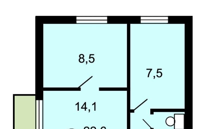 Сдается двухкомнатная квартира на улица Шумилова, 1/23К2, метро Рязанский проспект, г. Москва