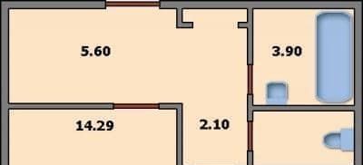 Аренда однокомнатной квартиры на улица Дыбенко, 10К1, метро Ховрино, г. Москва