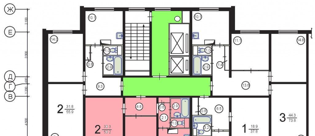 Сдается 2к квартира на Суздальская улица, 10К3, метро Новокосино, г. Москва