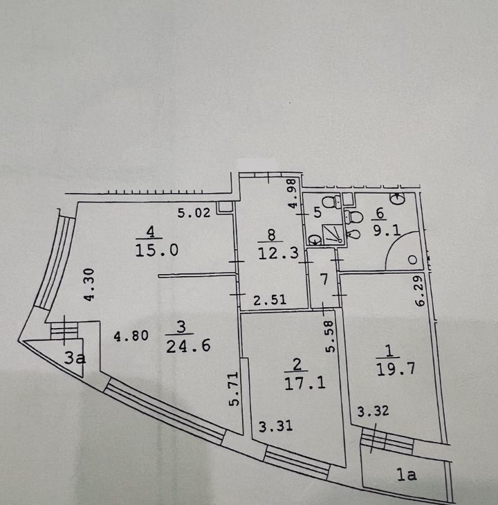 Сдаю 3к квартиру на улица Архитектора Власова, 8, метро Новые Черёмушки, г. Москва