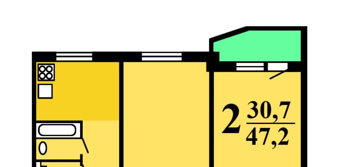 Сдается 2х-комнатная квартира на Славянский бульвар, 1, метро Славянский бульвар, г. Москва