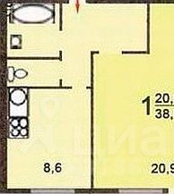 Сдам 1к квартиру на Строгинский бульвар, 14К2, метро Мякинино, г. Москва