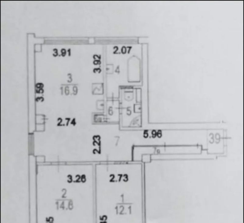 Снять 2х-комнатную квартиру на улица Косыгина, 11, метро Ленинский проспект, г. Москва