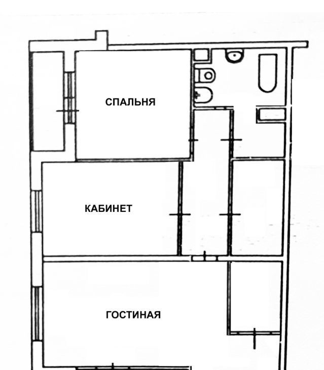 Сдаю 3-к квартиру на улица Авиаконструктора Микояна, 14к3, метро ЦСКА, г. Москва