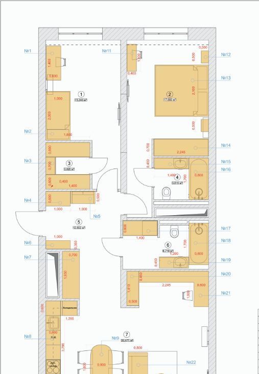 Снять 3к квартиру на улица Петра Алексеева, 14, метро Кунцевская, г. Москва