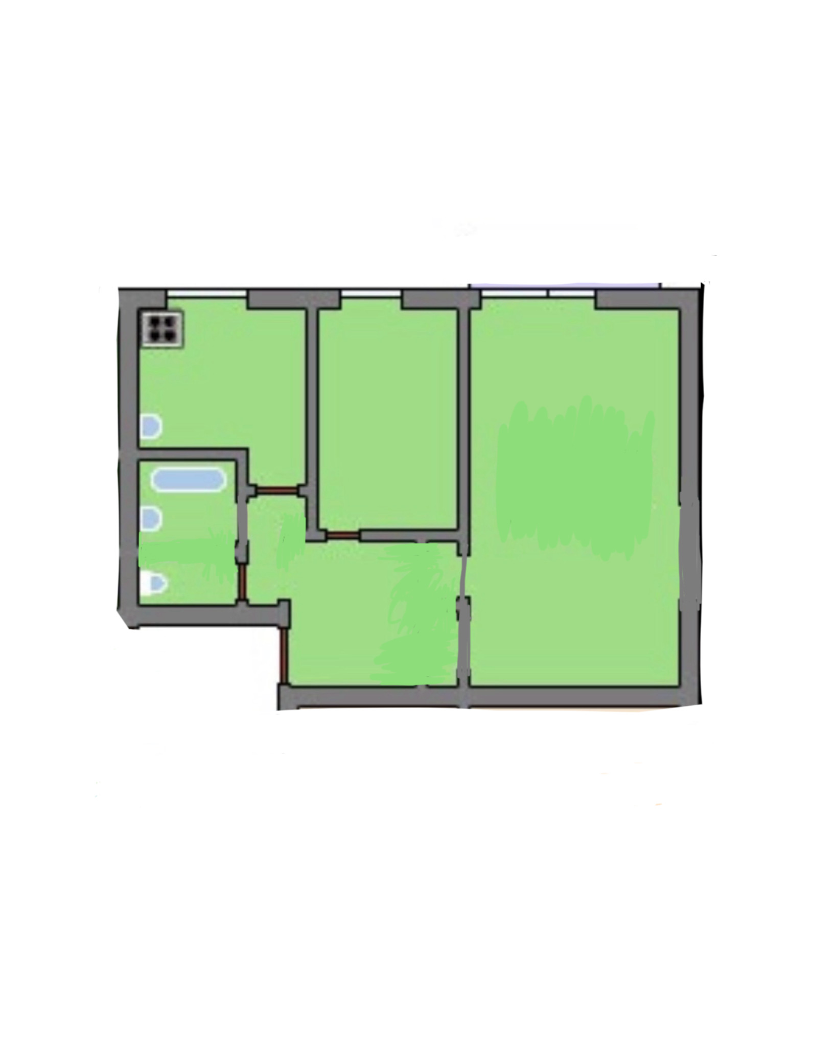 Снять двухкомнатную квартиру на Можайское ш 28, метро Молодёжная, г. Москва