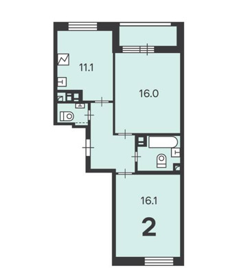 Сдается 2к квартира на г Москва, Каширское шоссе, д 11 к 3, метро Нагорная, г. Москва