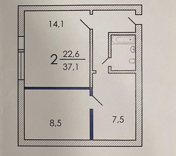 Сдам 2х-комнатную квартиру на г Москва, ул Бехтерева, д 7 к 3, метро Царицыно, г. Москва