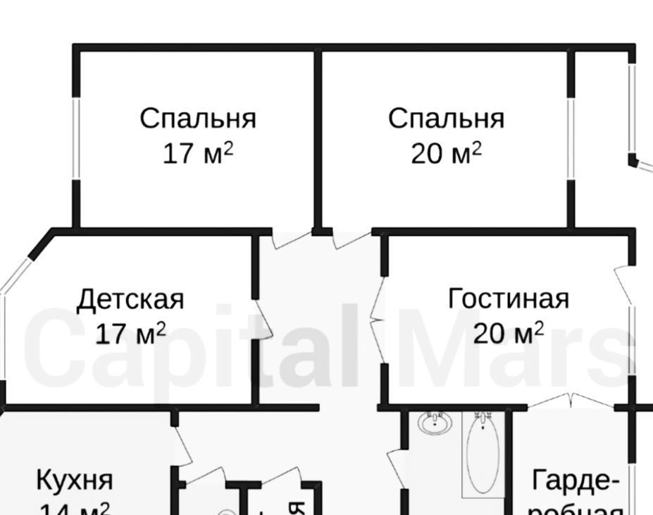 Сдается 4х-комнатная квартира на улица Кравченко, 9, метро Проспект Вернадского, г. Москва