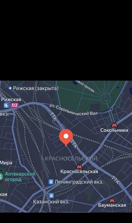 Сдам 2к квартиру на Верхняя Красносельская улица, 10, метро Красносельская, г. Москва