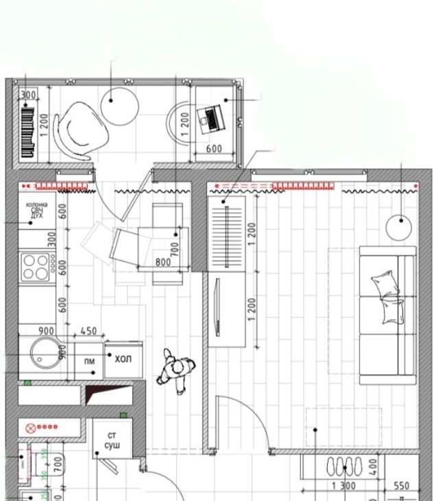 Снять 1-комнатную квартиру на Муравская улица, 42к2, метро Пятницкое шоссе, г. Москва