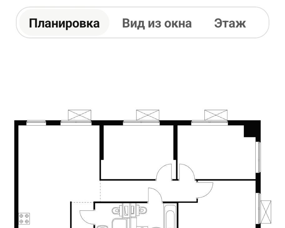 Сдам 4-к квартиру на 2к3, метро Мичуринский проспект, г. Москва
