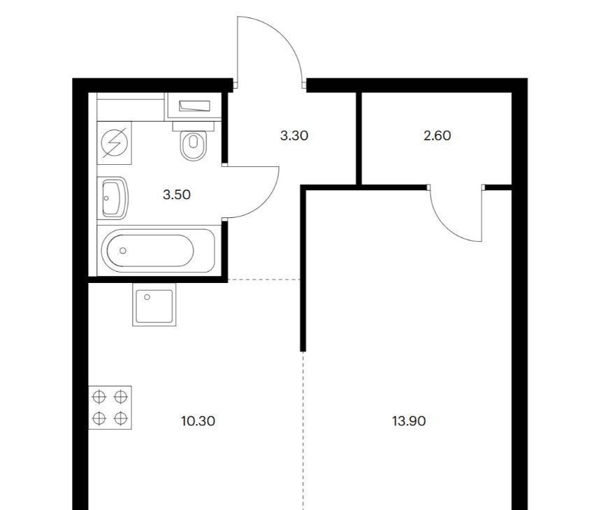 Аренда 1-комнатной квартиры на Кронштадтский бульвар, 8к2, метро Коптево, г. Москва
