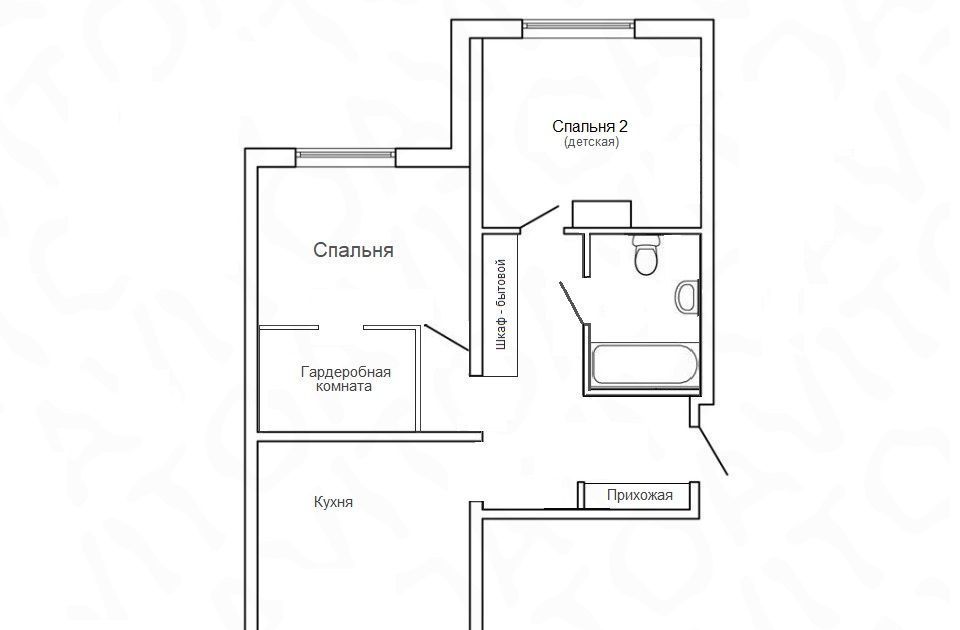 Сдается 2-комнатная квартира на Хорошевское шоссе, 5К2, метро Полежаевская, г. Москва