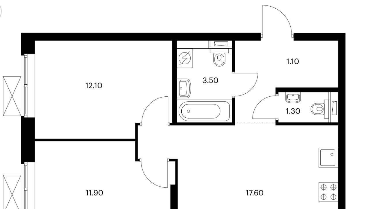 Сдам 2-к квартиру на Кавказский бульвар, 51к2, метро Царицыно, г. Москва