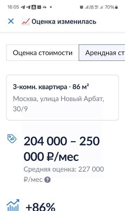 Аренда трехкомнатной квартиры на улица Новый Арбат, 30/9, метро Арбатская (Арбатско-Покровская линия), г. Москва