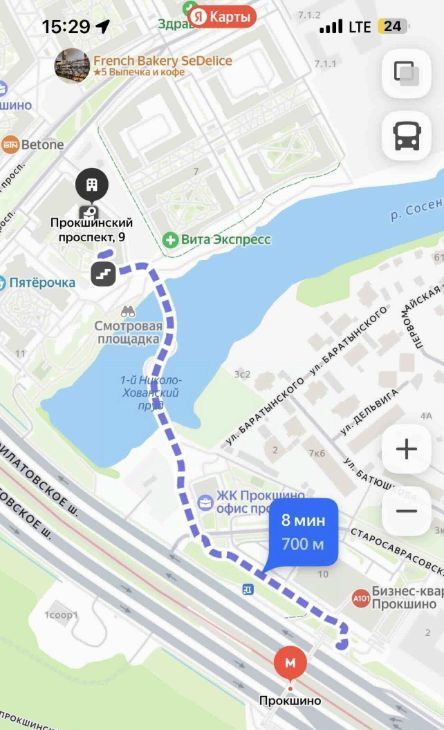 Сдаю двухкомнатную квартиру на проспект Прокшинский, 9, метро Филатов Луг, г. Москва