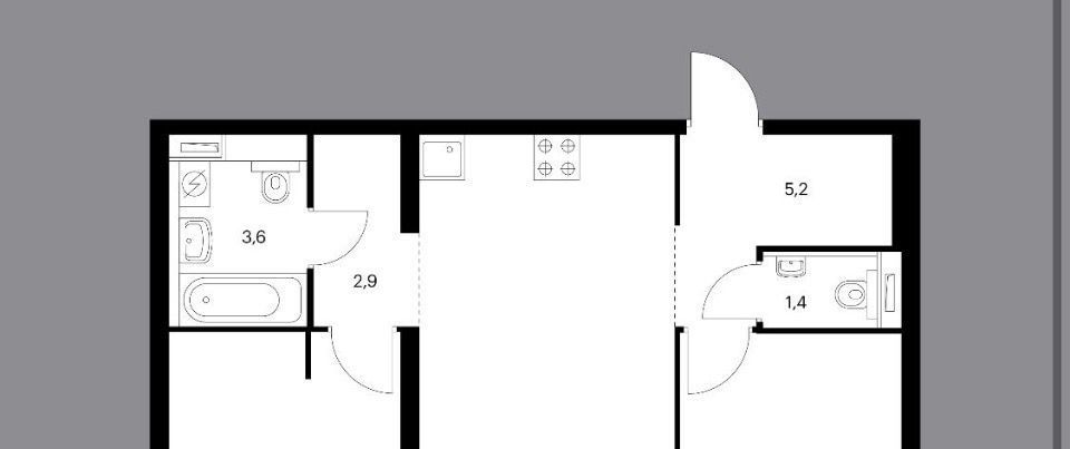 Снять 3к квартиру на Большая Очаковская улица, 2, метро Мичуринский проспект, г. Москва