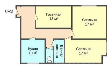 Сдам 3-к квартиру на Варсонофьевский переулок, 4С1, метро Кузнецкий Мост, г. Москва