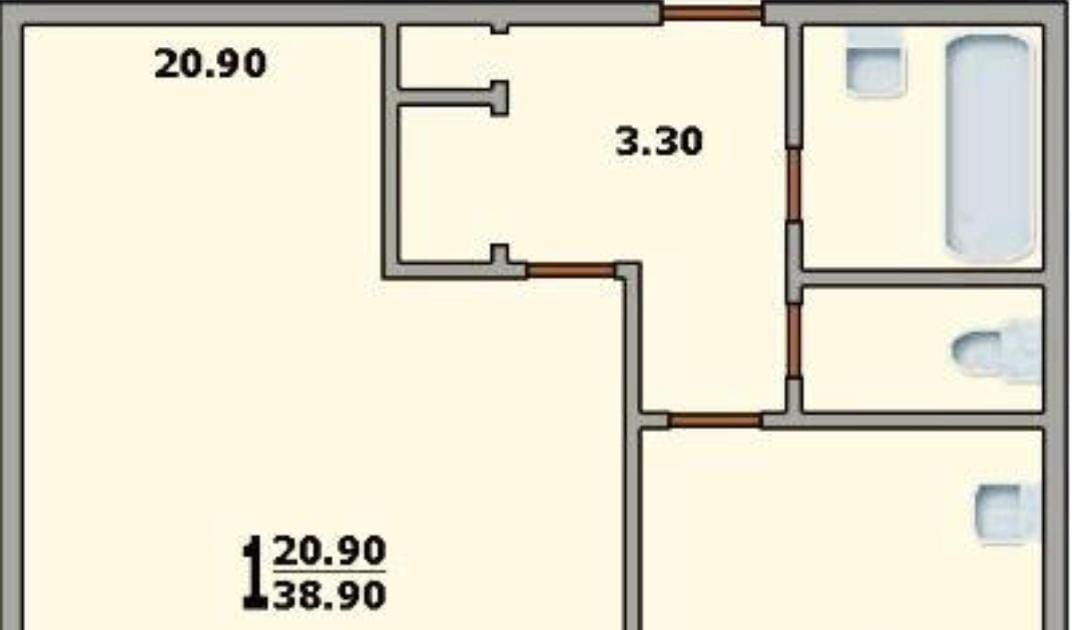 Сдам 1-к квартиру на Солнцевский проспект, 23К1, метро Говорово, г. Москва