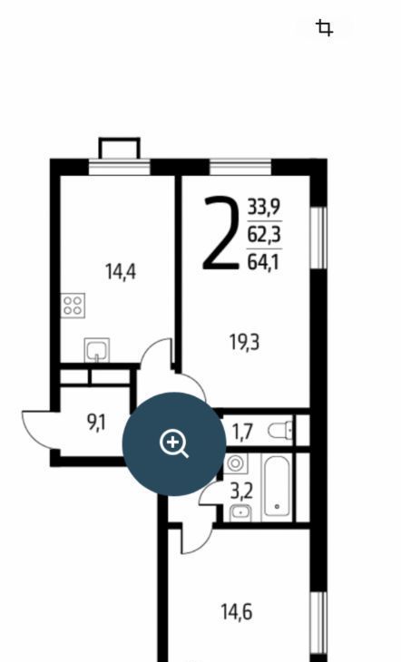 Сдаю 2х-комнатную квартиру на 14, метро Ольховая, г. Москва