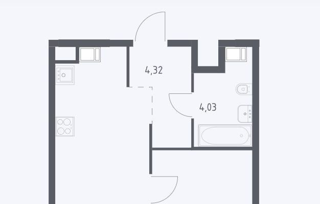 Сдаю 1-к квартиру на 5с6, метро Румянцево, г. Москва