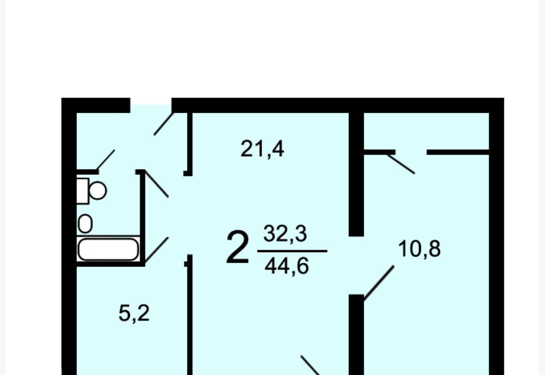 Сдается 2х-комнатная квартира на улица Михайлова, 5, г. Москва