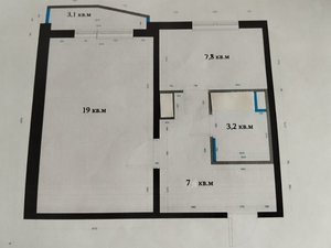 1-комнатная квартира: Москва, Ташкентская улица, 34к5 (38 м²)