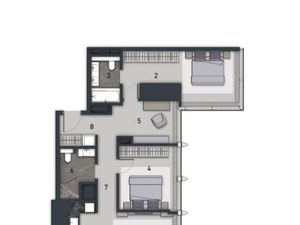 3-к кв. Москва 1-й Красногвардейский проезд, 22с2 (96.0 м²)