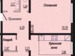 3-к кв. Новосибирская область, Новосибирск ул. Николая Сотникова, 19 (71.8 м²)