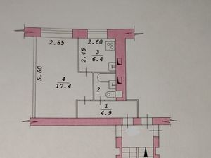 1-к кв. Новосибирская область, Новосибирск Народная ул., 1 (31.5 м²)