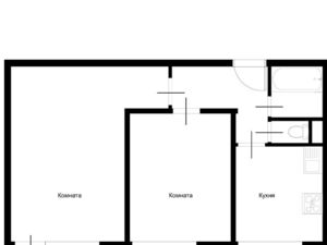 2-к кв. Татарстан, Казань ул. Маршала Чуйкова, 17 (43.0 м²)