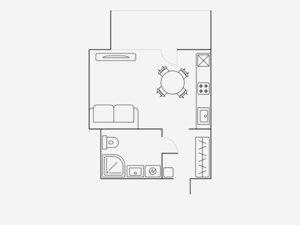 Квартира-студия: Москва, шоссе Энтузиастов, 3к1 (29 м²)
