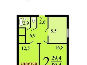 Комната Москва ул. Мусы Джалиля, 8К2 (12.5 м²)