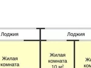 3-к кв. Москва Украинский бул., 7 (75.0 м²)