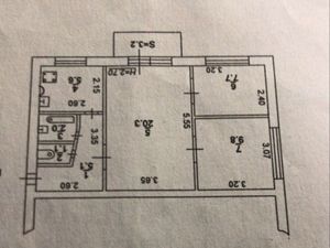 3-к кв. Ростовская область, Ростов-на-Дону Клубная ул., 6а (51.6 м²)