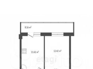 2-к кв. Красноярский край, Красноярск Судостроительная ул., 27Б (38.0 м²)