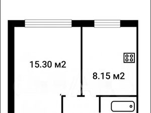 1-к кв. Санкт-Петербург Полюстровский просп., 9 (31.0 м²)