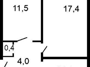 3-к кв. Новосибирская область, Новосибирск Выборная ул., 106 (63.0 м²)