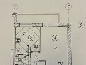 1-к кв. Санкт-Петербург Туристская ул., 20к2 (38.8 м²)