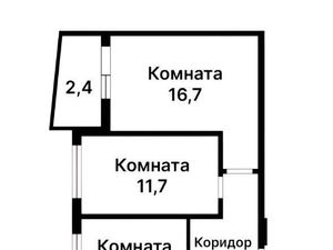 3-к кв. Москва Родниковая ул., 16 (58.5 м²)