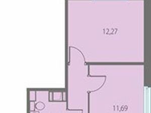3-к кв. Санкт-Петербург ул. Среднерогатская, 13к2 (69.96 м²)