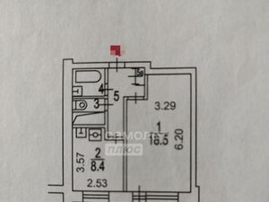 1-к кв. Москва Малая Калитниковская ул., 18 (37.0 м²)