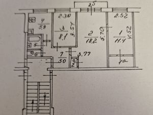 3-к кв. Москва ул. Металлургов, 18 (56.1 м²)