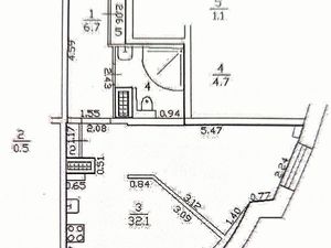 1-к кв. Санкт-Петербург просп. Королева, 21к1 (45.1 м²)