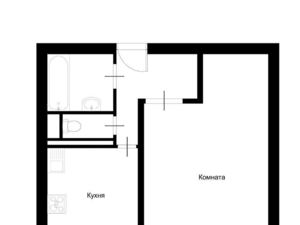 1-к кв. Москва 2-я Мелитопольская ул., 21К3 (41.5 м²)