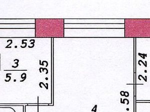 3-к кв. Новосибирская область, Новосибирск Советская ул., 81 (42.5 м²)